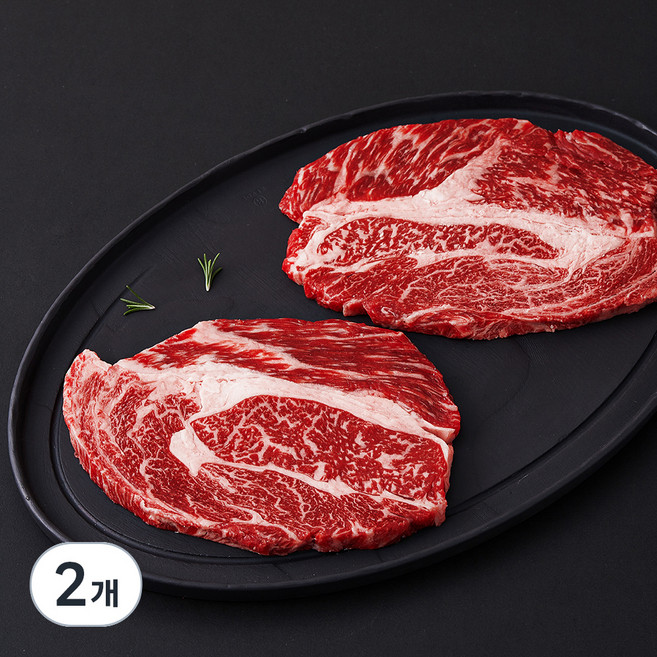 하이마블 호주 와규 윗등심 MB6up (냉장), 300g, 2개