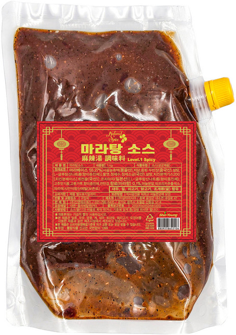 내츄럴스파이스 마라탕소스, 1kg, 1개