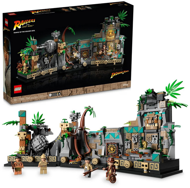 LEGO 77015 法櫃奇兵 金像神D770:D780廟 Temple of the Golden Idol, 1盒, 混色