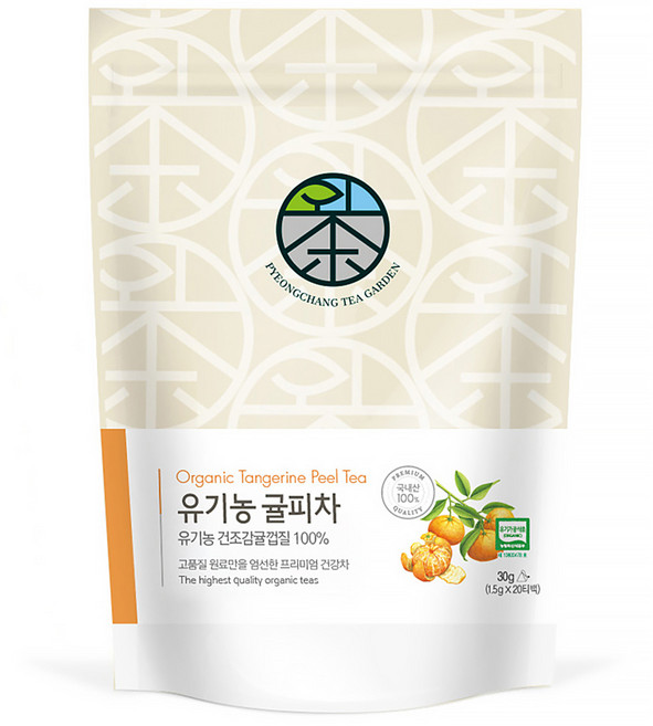 평창다원 유기농 귤피차, 1.5g, 20개입, 1개