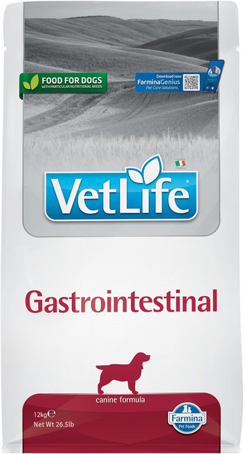 Farmina 法米納 VetLife 獸醫寵愛天然處方系列 犬糧, 12kg, 1袋, VD4 腸胃道配方