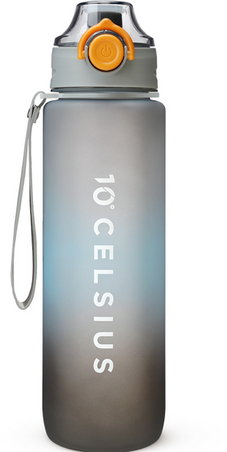 10도씨 트라이탄 레인보우 스포츠 보틀, 그레이, 1L, 1개