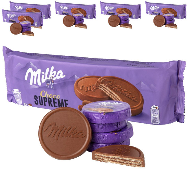 밀카 초코 슈프림 비스킷, 180g, 6개