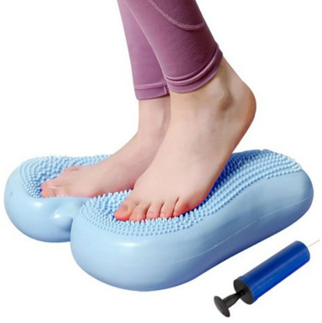 Whitewolf 軟Q踏步機 + 充氣泵組合, 藍色