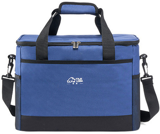 탄룩 메이크마인 보온보냉 대형 캠핑가방 소프트 쿨러백 17L, 블루, 1개