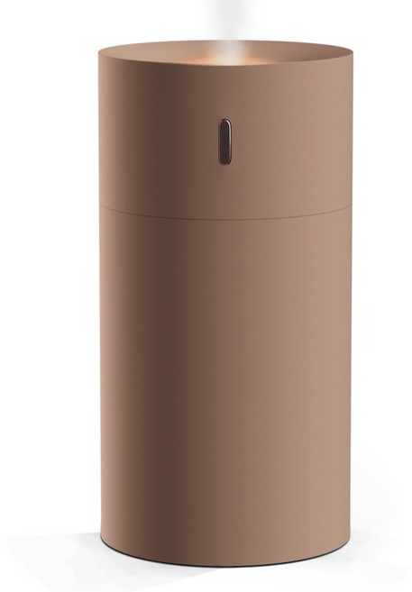 하이온 휴대용 무드등 USB 미니 가습기, G6-LR, 브라운