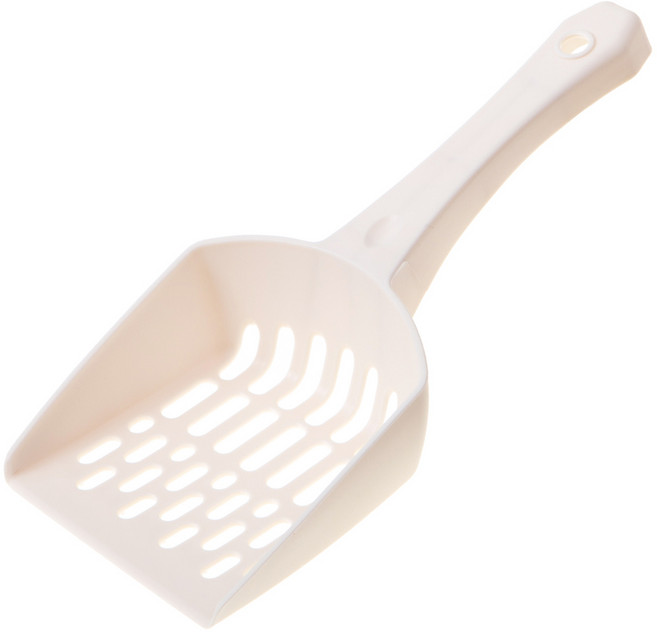 탐사 고양이 모래삽, 아이보리, 1개