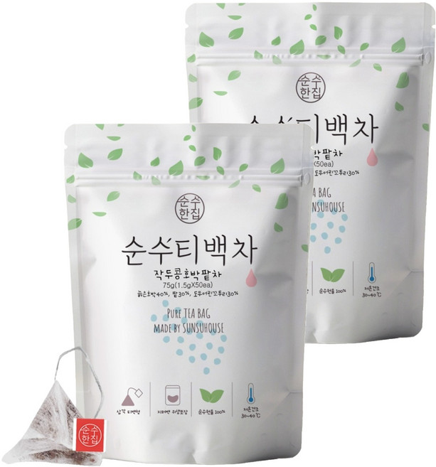 순수한집 작두콩 호박팥차, 1.5g, 50개입, 2개