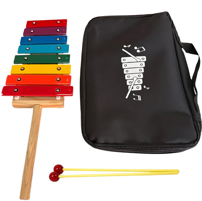 KingRosa 8音彩色行進鐵琴 附琴袋 + 琴鎚 台灣製, Z-003, 1個
