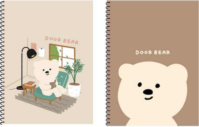 아트모아 두꺼운 연습장 80p, 랜덤발송, 2개