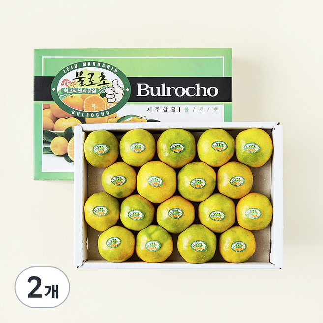 불로초 고당도12.5brix 감귤, 1.5kg, 2개