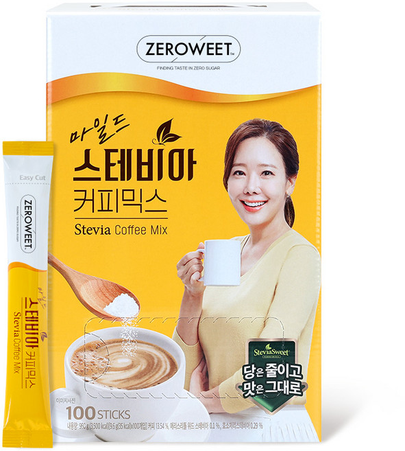 스테비아스위트 마일드 커피믹스, 9.6g, 100개입, 1개