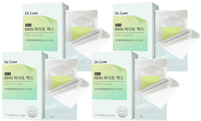 닥터린 NMN 파이토 맥스 효모발효분말 필름 30p, 11.04g, 4개