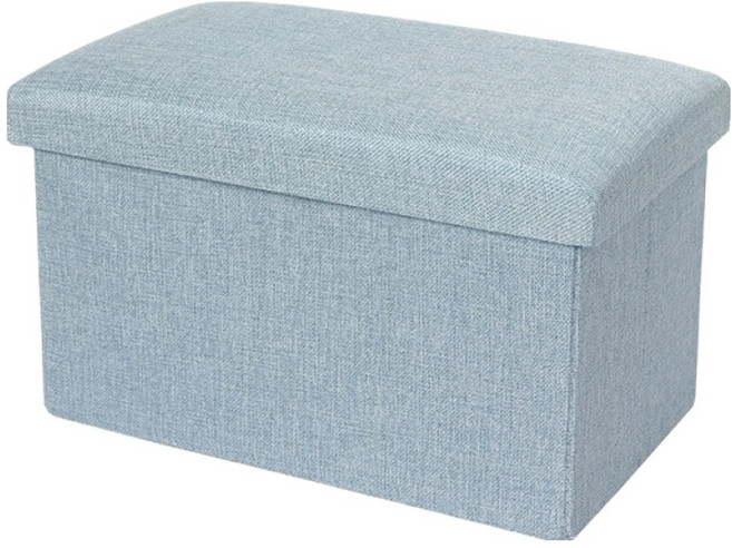 c165儲物收納凳, 天藍, 1入