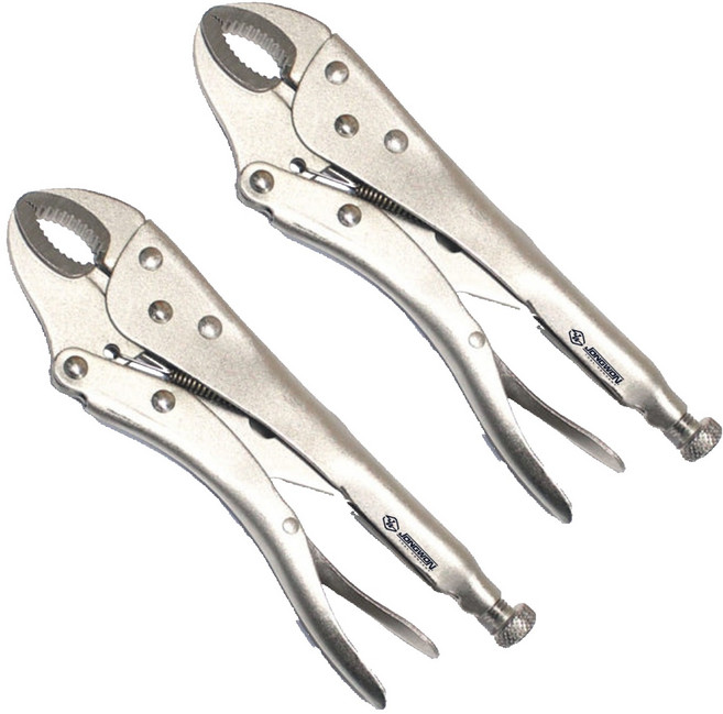 종원 바이스그립 락킹플라이어 용접 철판 250mm, 2개