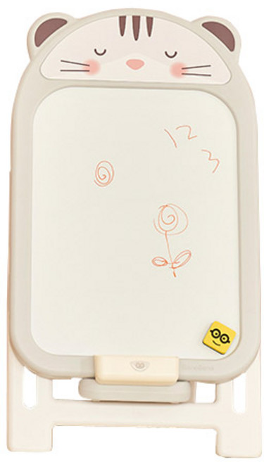 BeneBene 러블리 캣 유아 자석보드 + 숫자자석 + 지우개 + 전용 수납함, 그레이, 1개