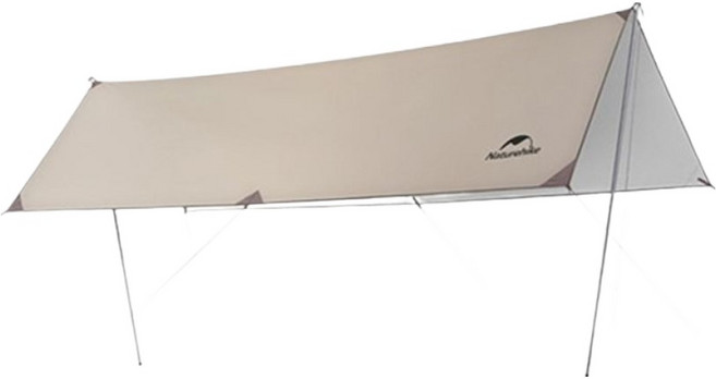 Naturehike 挪客 硬山多人天幕 塗銀版 六邊形3 x 4.38 NH20TM006 4.4kg 流沙金 1個