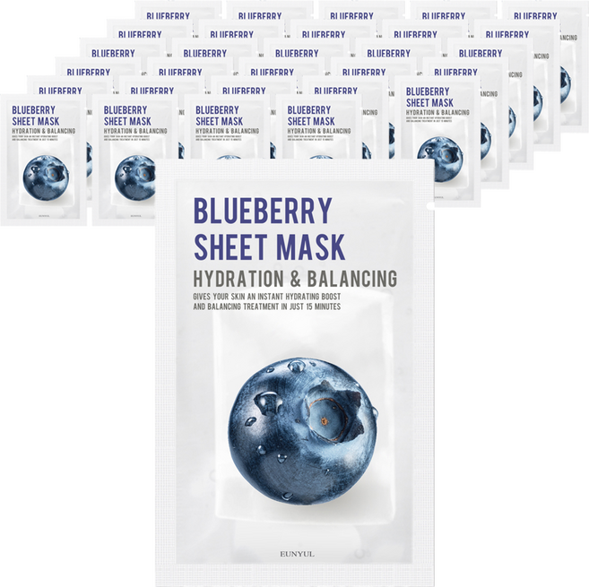 은율 퓨리티 블루베리 마스크팩, 1개입, 60개