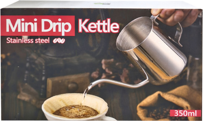 不銹鋼濾掛手沖壺, 濾掛手沖壺, 350ml, 1盒