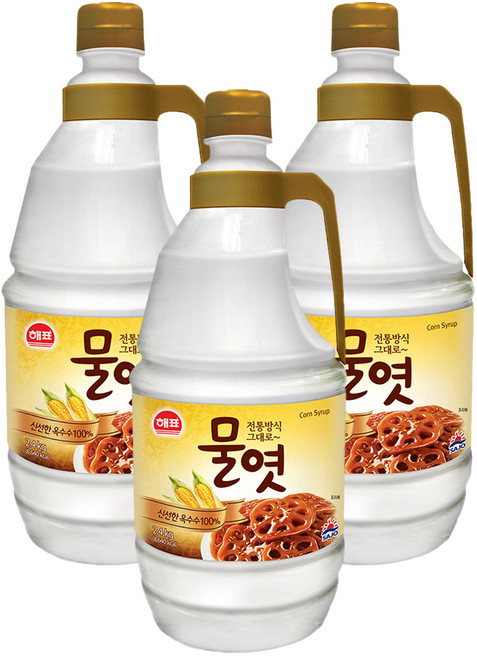 해표 물엿, 2.4kg, 3개