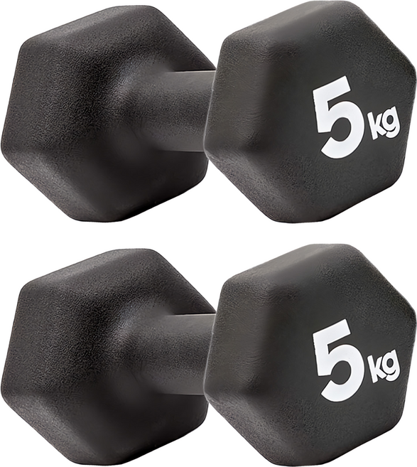 adidas 愛迪達 六角訓練啞鈴 ADWT-10005 2個, 5kg