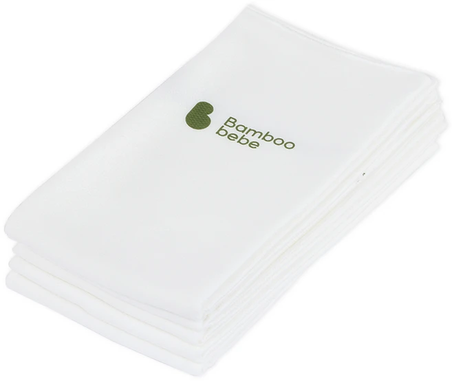밤부베베 대나무 시그니처 사각 천기저귀, 퓨어(화이트), 5개 - 쿠팡
