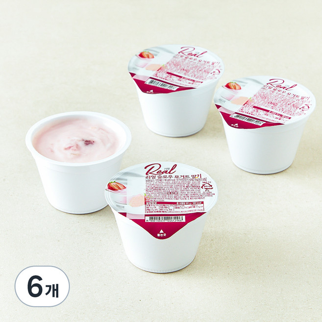 남양유업 리얼 슬로우 요거트 딸기, 80g, 24개