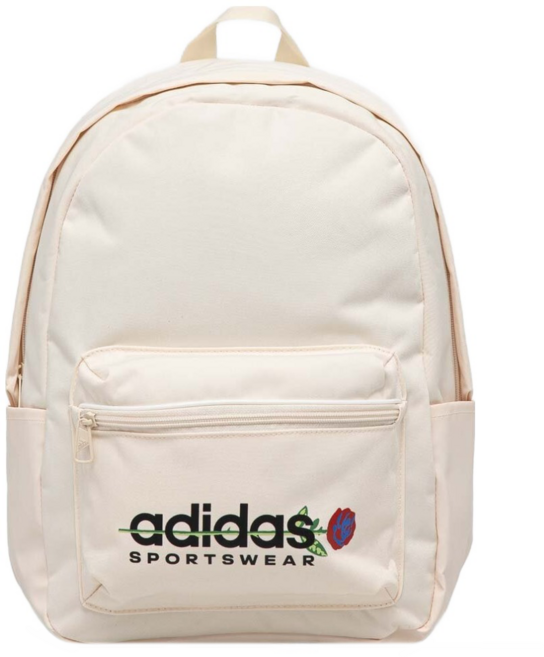 adidas 愛迪達 W FLOWER BPK 後背包 20.25L, 白色 + 橘色