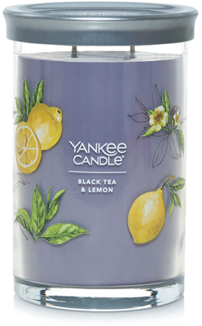 양키캔들 시그니처 텀블러 L, 블랙티앤레몬, 567g, 1개