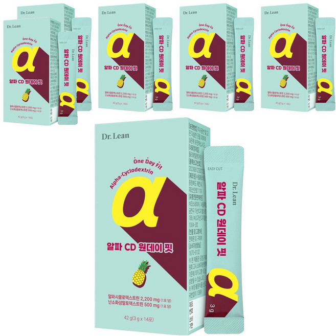 닥터린 알파 CD 원데이 핏 14p, 6개, 14회분