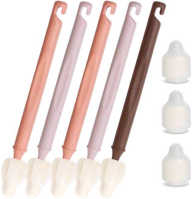 하이비 몽글이 롱 미니솔 5p + 먼지 보호캡 3p, 1세트, 따뜻한햇살