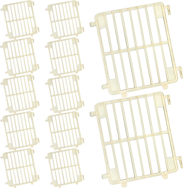 네이처라인즈 프리미엄 반려동물 울타리, 아이보리, 12개