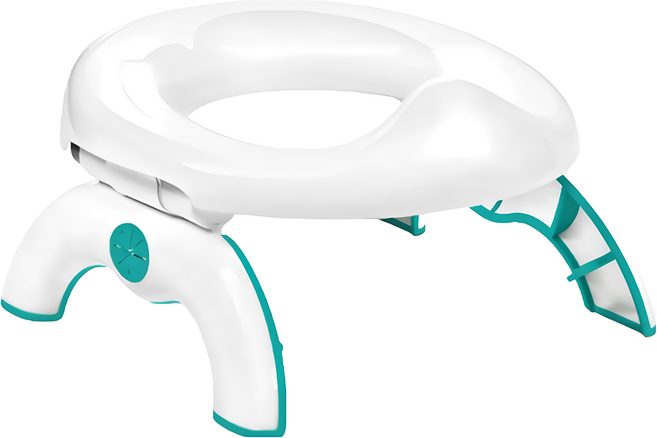 OXO tot 隨行兩用小馬桶 附旅行袋, 靚藍綠, 1個