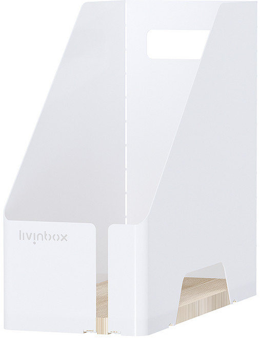 SHUTER 樹德 livinbox 雜誌架, 1層, 白色