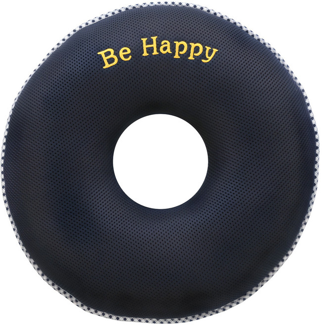 이솔홈 에어메쉬 기능성 원형 도넛방석, 네이비, 1개