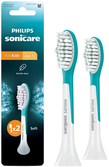 PHILIPS 飛利浦 韓國 SonicCare 兒童牙刷刷頭 7歲以上, HX6042/13, 2個