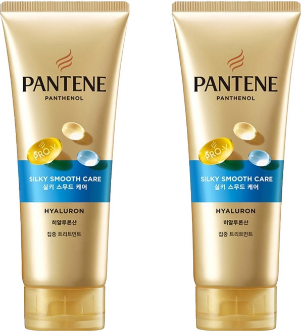 팬틴 실키 스무드 케어 집중 트리트먼트, 220ml, 2개