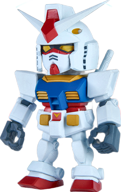 BANDAI QMSV MINI 盲盒 初鋼RX-78-2 二代 一中盒8個 單售 10cm, 1個
