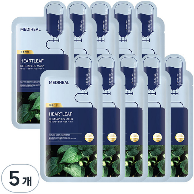 메디힐 더마플러스 어성초 마스크, 1개입, 50개