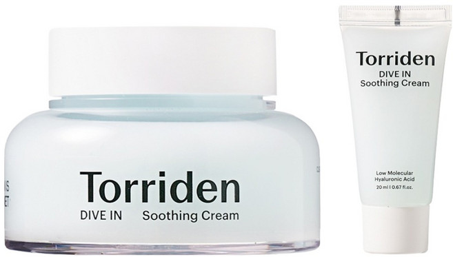 토리든 다이브인 저분자 히알루론산 수딩 크림 100ml + 20ml 세트, 1세트