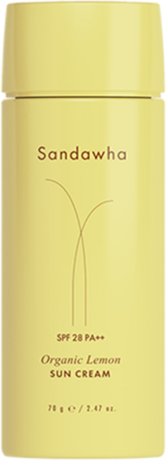Sandawha 檸檬防曬霜 SPF28 PA++, 70克, 1個
