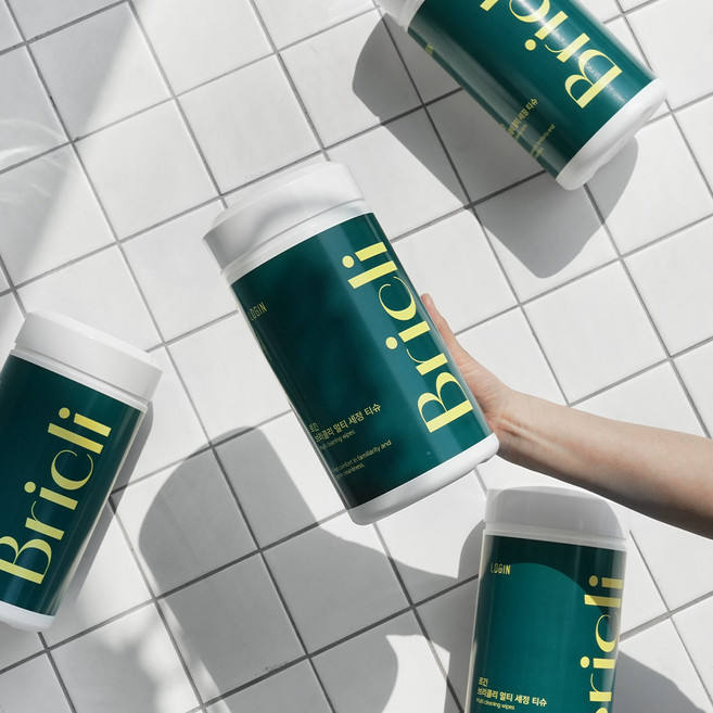 로긴 브리클리 주방 청소 세정티슈, 1개