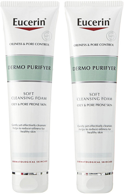 Eucerin 舒緩淨化泡沫潔面乳, 2個