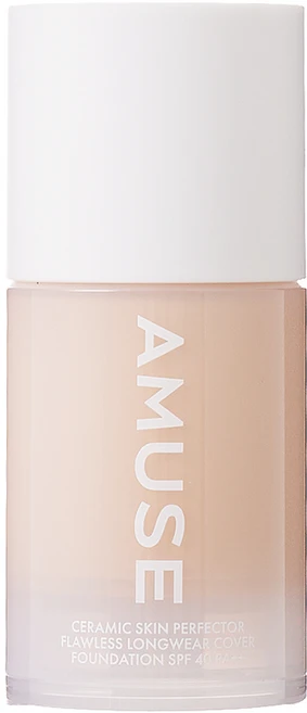 AMUSE 세라믹 스킨 퍼펙터 파운데이션 30ml, 1개, 01 포슬린 - 쿠팡