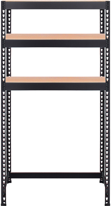 스피드랙 V2 세탁기 선반, 블랙, 3단