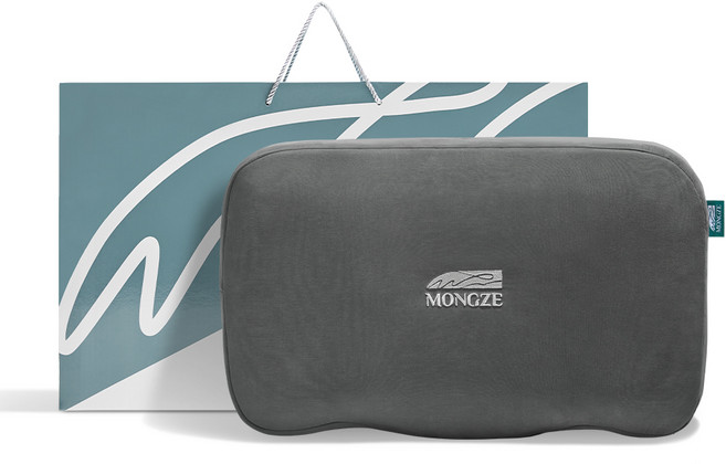 몽제 에르고 에어네트 베개, 차콜 그레이, 1개