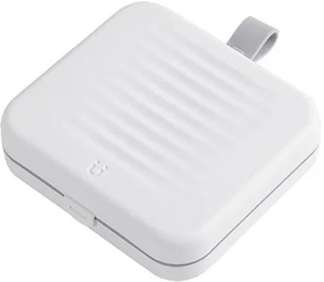 Ju and Ji Living 便攜式磁吸針線盒組 包含針、剪刀、縫線, 白色, 1組