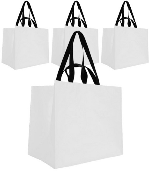 스타리움 다용도 초대형 무광 타포린백, 화이트, 4개