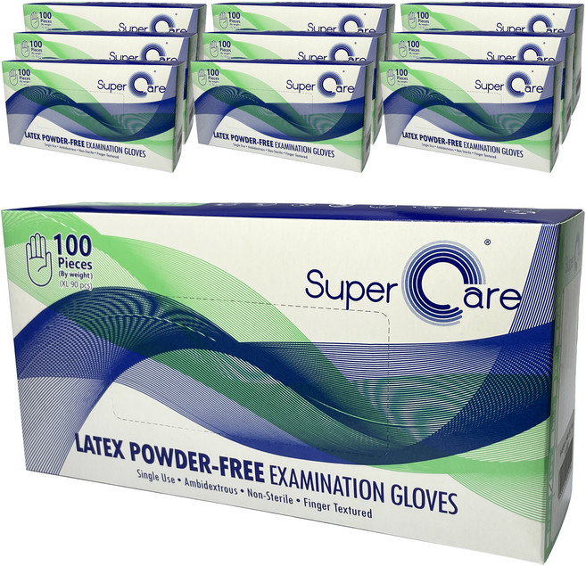 슈퍼케어 라텍스장갑, 미니(XS), 10개입