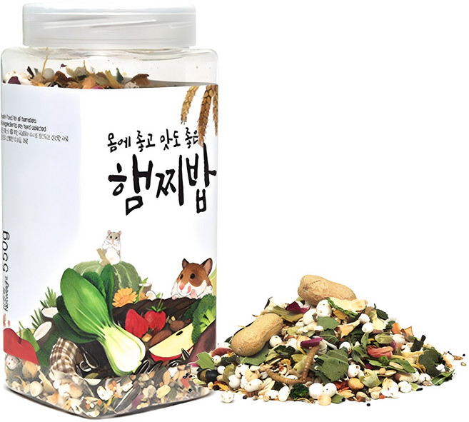 햄토피아 햄찌밥 햄스터 사료, 550g, 1개